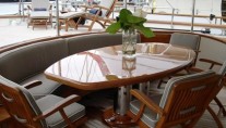 AURORE Aft Deck Dining